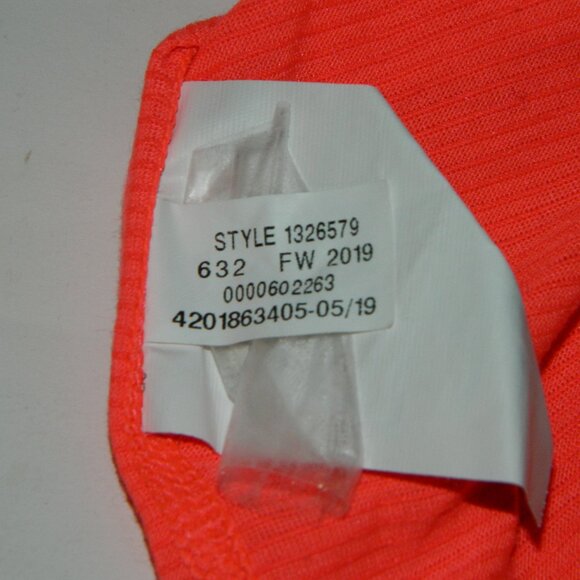 2 for/ $25 Under Armour Athletic “The Streaker Tee” Hot Pink Salmonish Size S/M - Picture 6 of 7